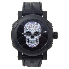 Romain Jerome Dia De Los Muertos Black PVD Stainless Steel Ceramic RJTAUFM00113