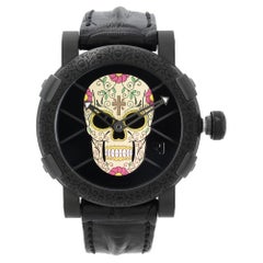 Romain Jerome Día De Los Muertos PVD Steel Black Enamel Dial RJ.T.AU.FM.001.16