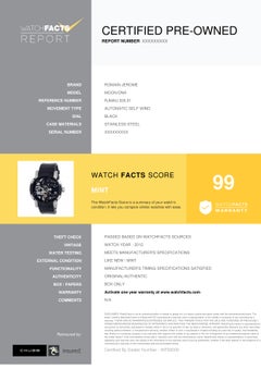 Romain Jerome Moon-DNA RJMAU.025.01, Black Dial, Certified