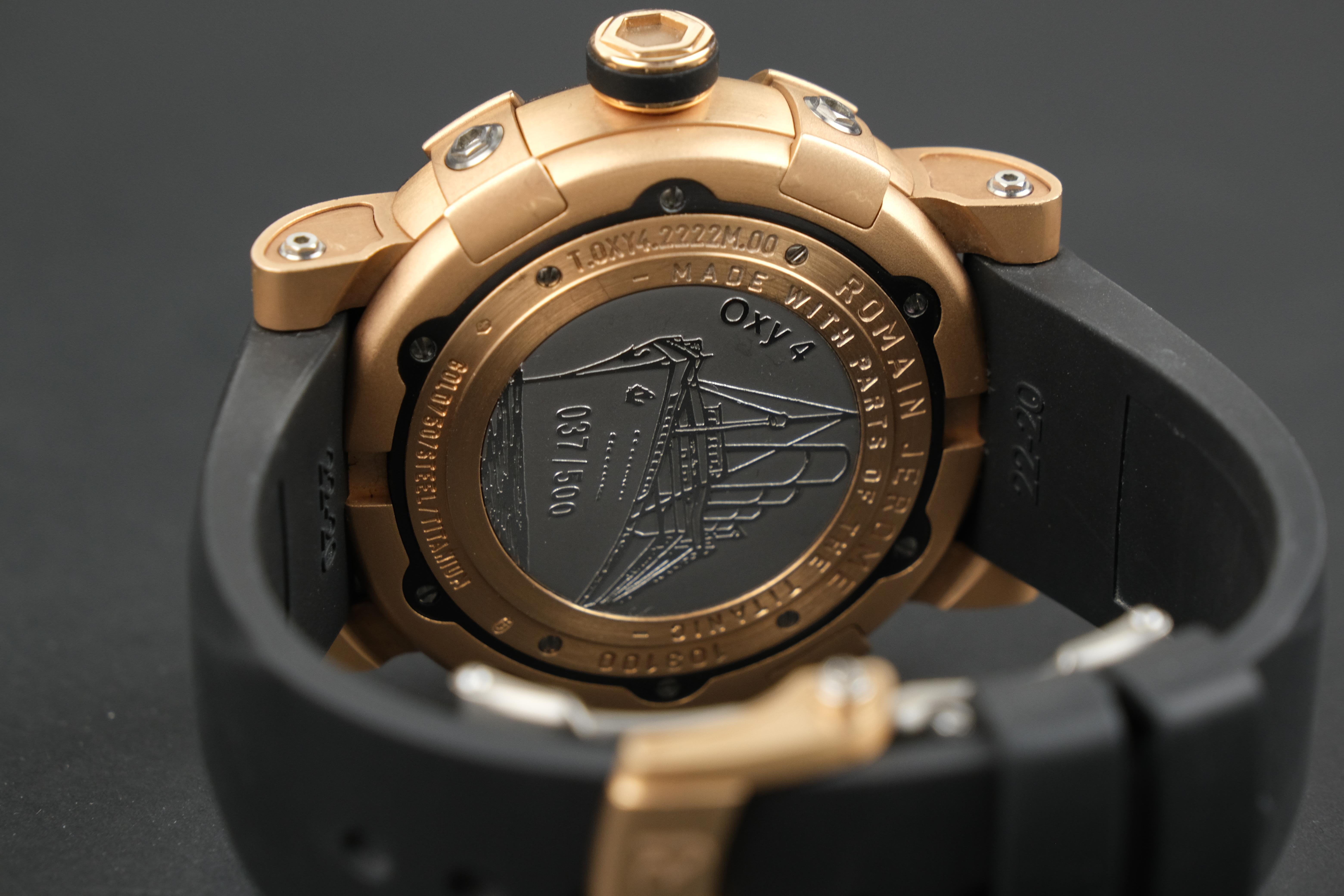 Romain Jerome Titanic DNA 18 Karat Rose Gold 37 of 500 For Sale 2