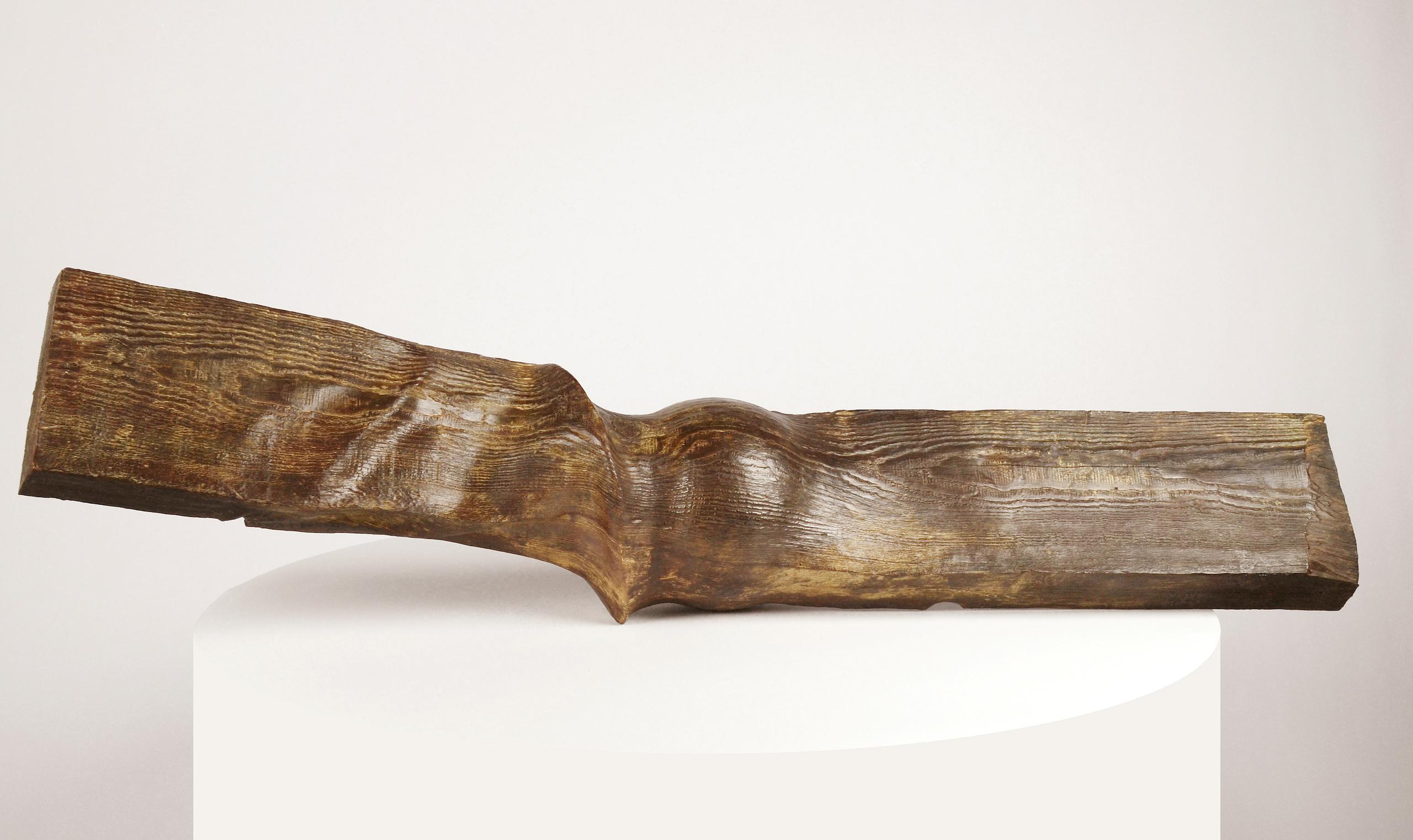 Poutre (Beam) by Romain Langlois - Trompe-l'œil bronze sculpture For Sale 6