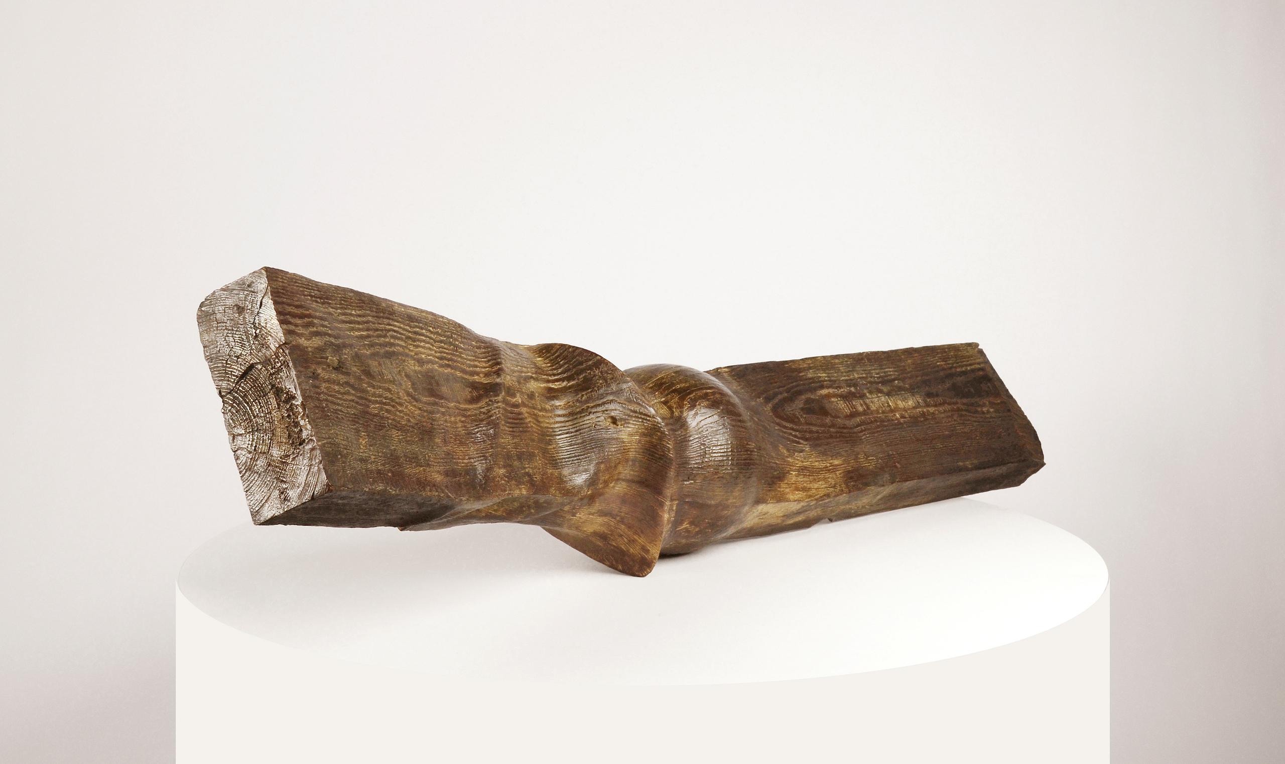Poutre (Beam) by Romain Langlois - Trompe-l'œil bronze sculpture For Sale 4