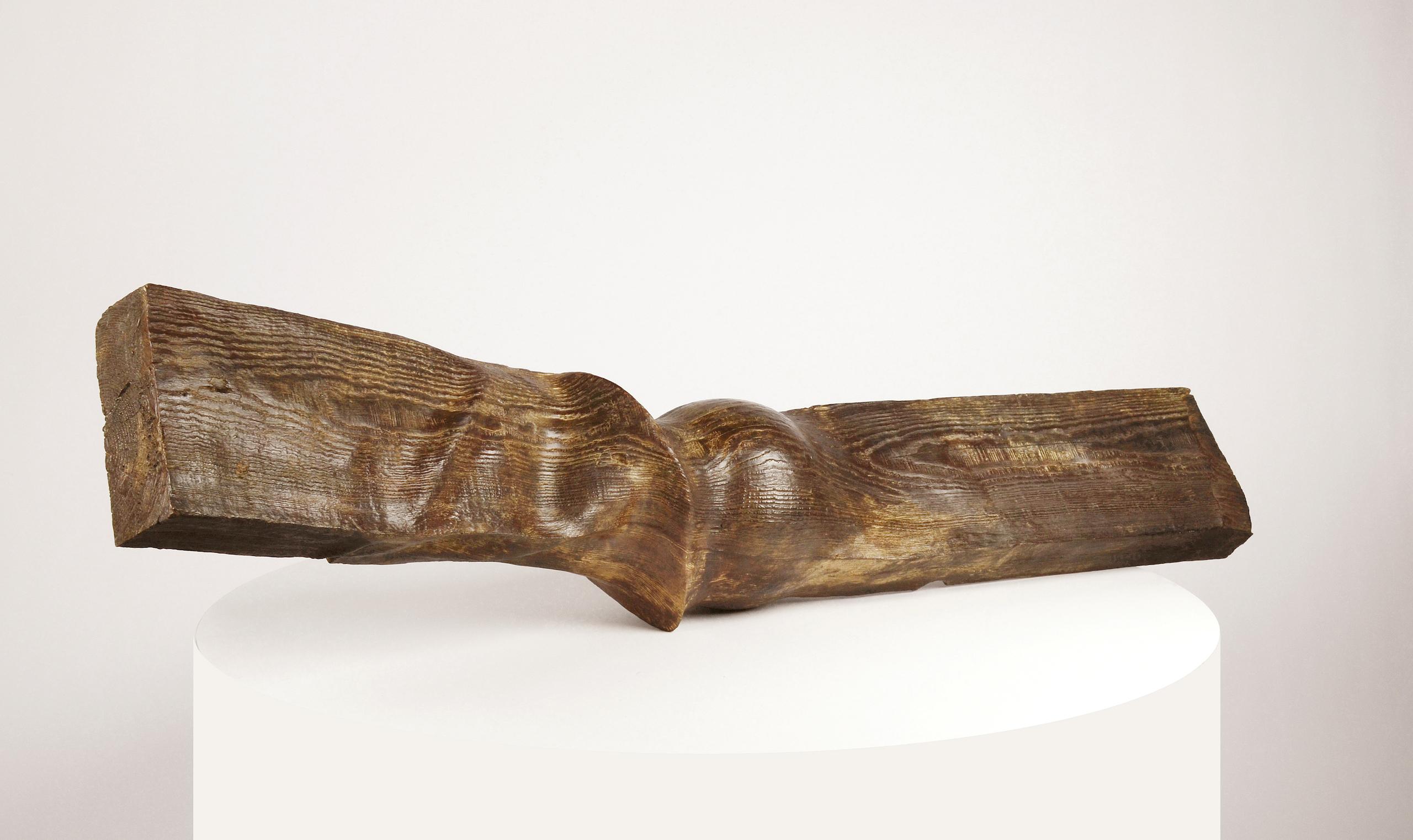 Poutre (Beam) by Romain Langlois - Trompe-l'œil bronze sculpture For Sale 5
