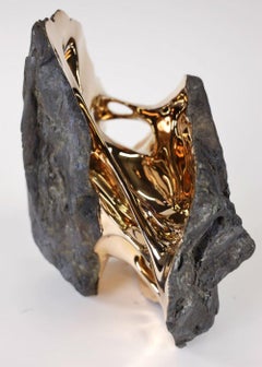 « La Belle au bois dormant » de Romain Langlois - Sculpture en bronze aux allures de roche, édition limitée