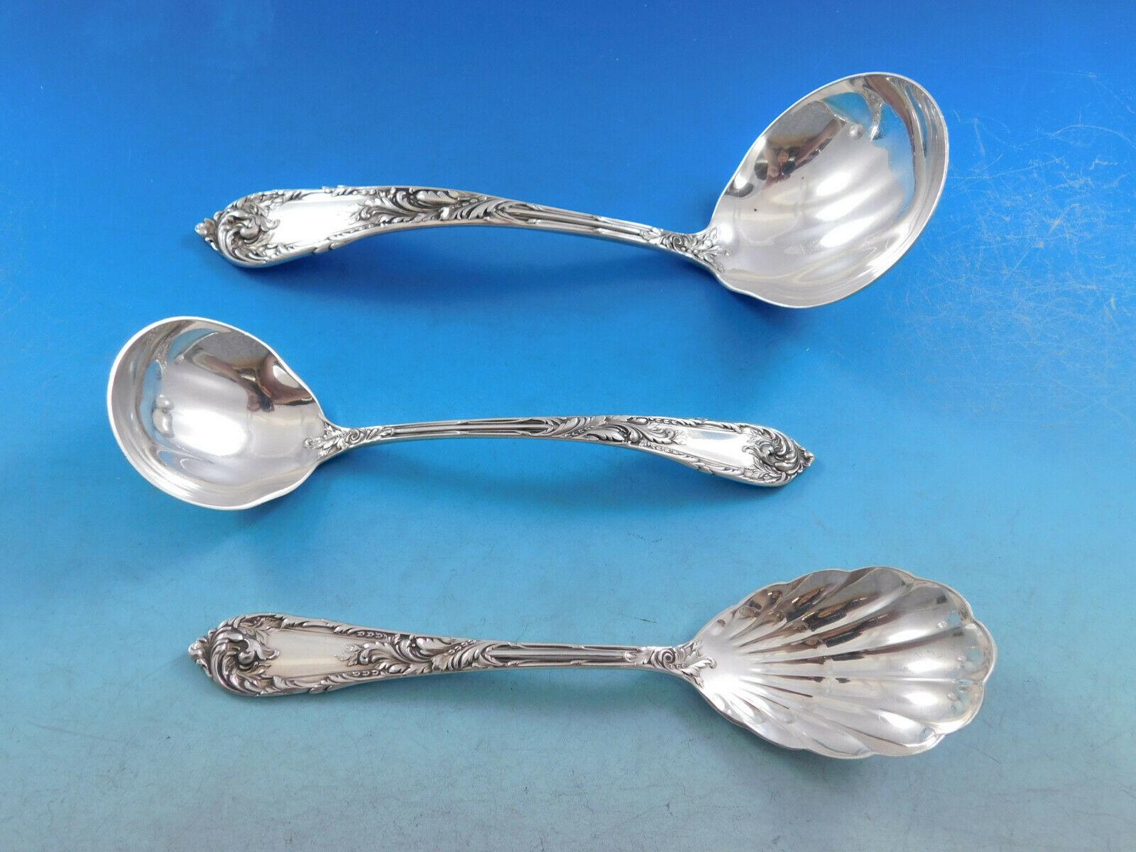 Service de couverts en argent sterling pour 12 dîners 198 pièces Romaine par Reed and Barton en vente 7