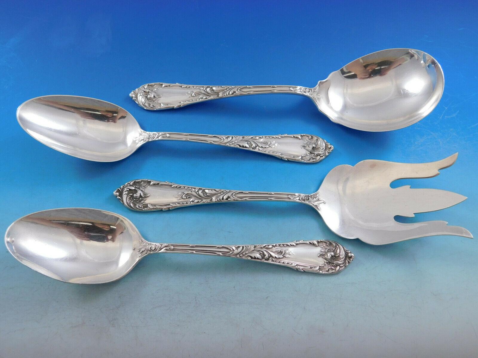 Service de couverts en argent sterling pour 12 dîners 198 pièces Romaine par Reed and Barton en vente 3