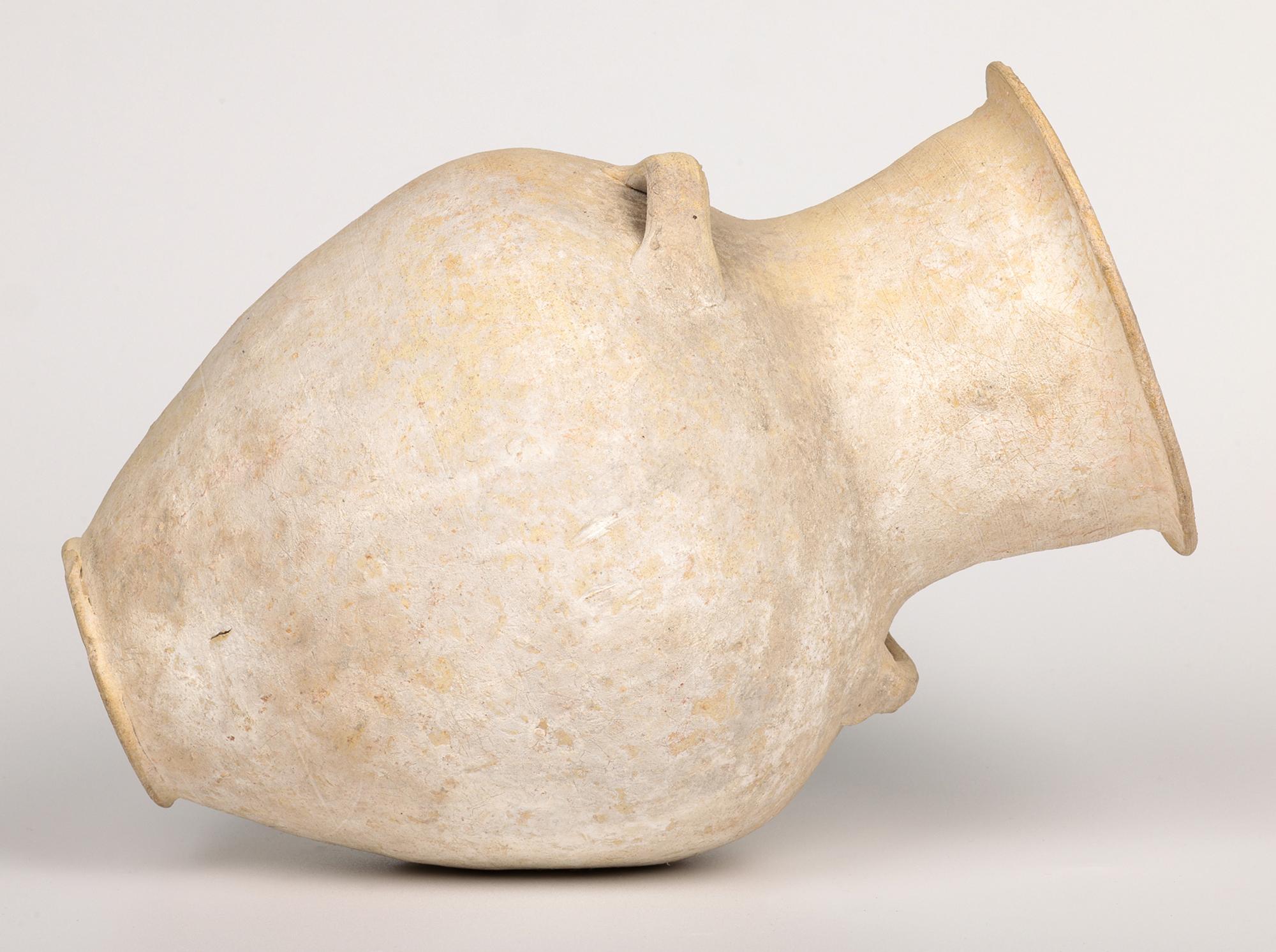Earthenware Roman Ancient Pottery Amphora Twin Handled Vessel 400BC