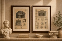 Roman Antiquarian Studies – Coins, Temples & Ritual Architectur, Set of 2 - 1721