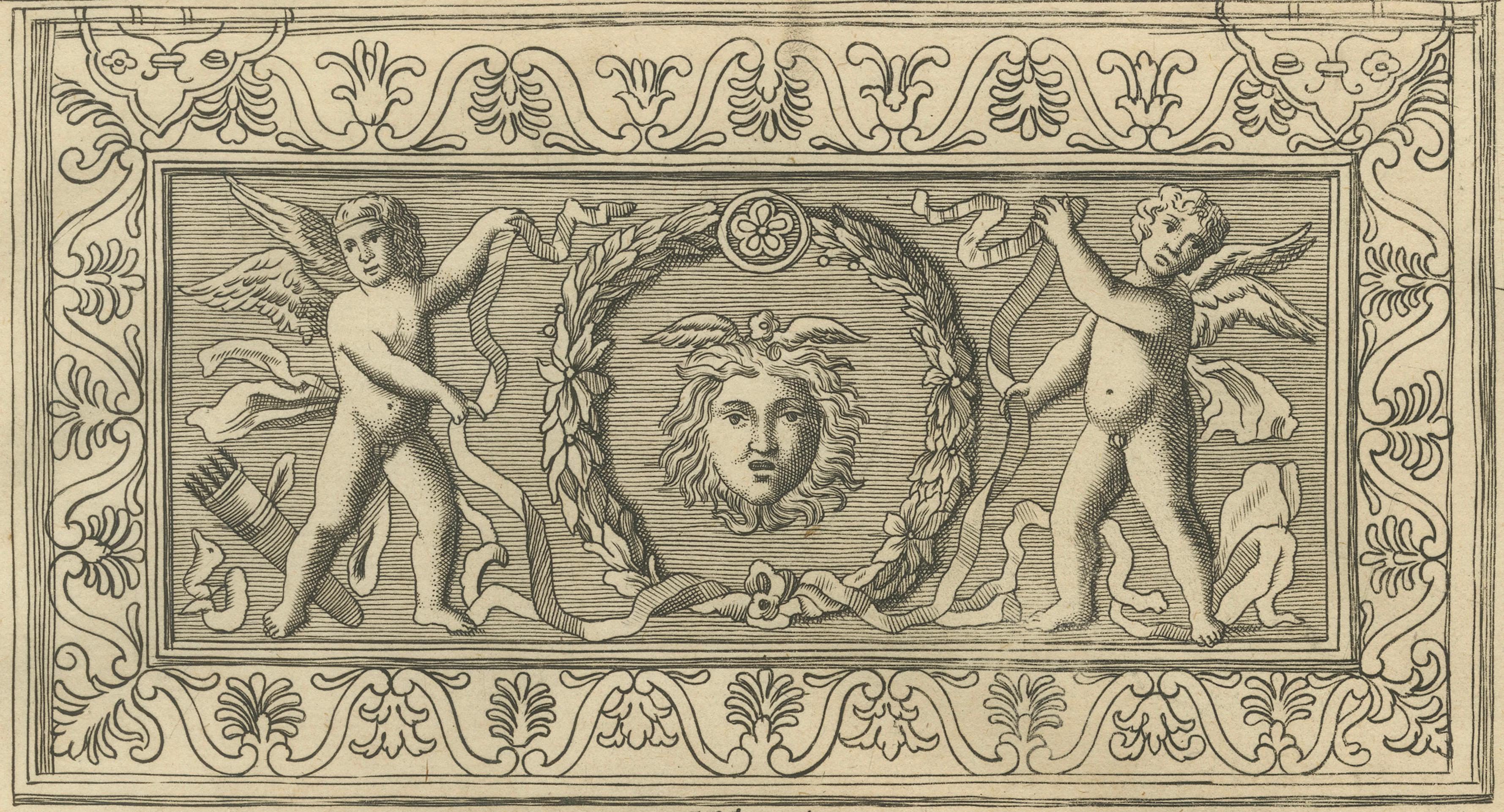Roman Antiquities & Classical Decorative Arts Engraving, 1721