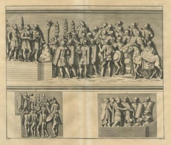 Roman Army Assembled Before Its Commanders with Standards, Montfaucon, 1722