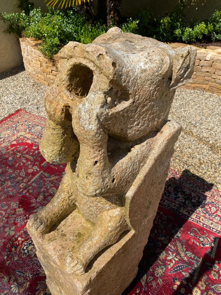 Roman Art '11th-12th Century', French Stone Gargoyle For Sale 2