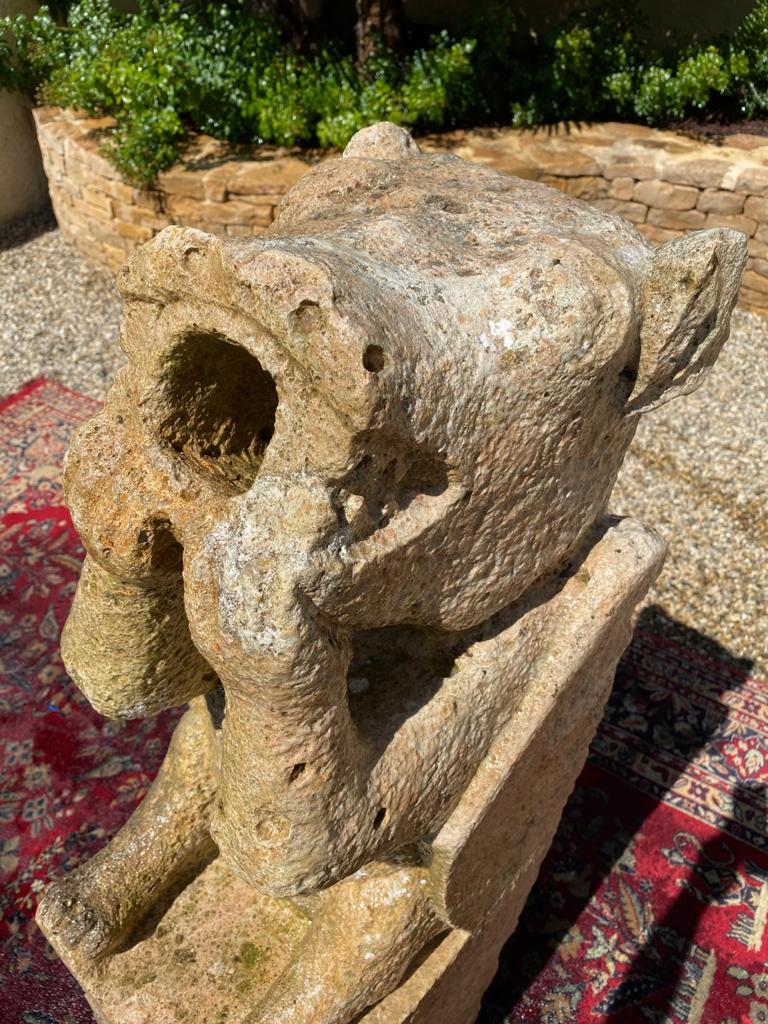 Roman Art '11th-12th Century', French Stone Gargoyle For Sale 3