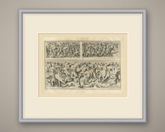 Roman Assault on Walls with Ladders, Trajan's Column, Montfaucon, 1722