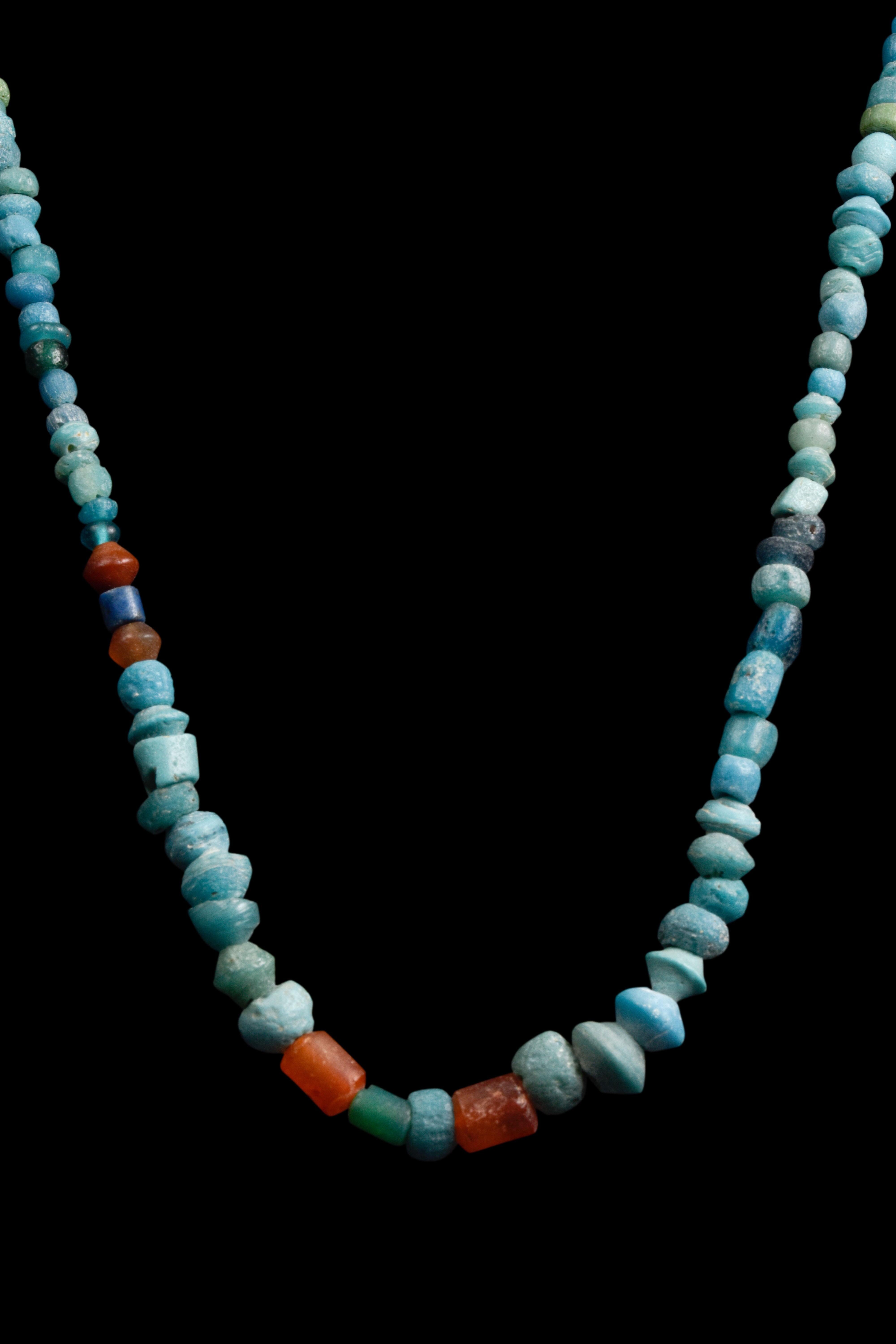 Classical Roman Roman Beaded Necklace For Sale