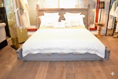 Roman Bed, Reclaimed Beams from 1850 Townhouse, King Size, by Rafael Calvo