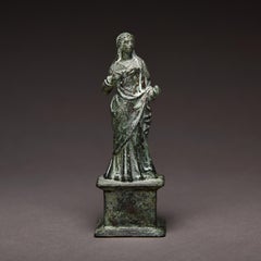 Römische Bronzefigur der Hygeia