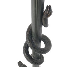 Roman Bronze Floor Lamp Attributed to Tiffany & Co.