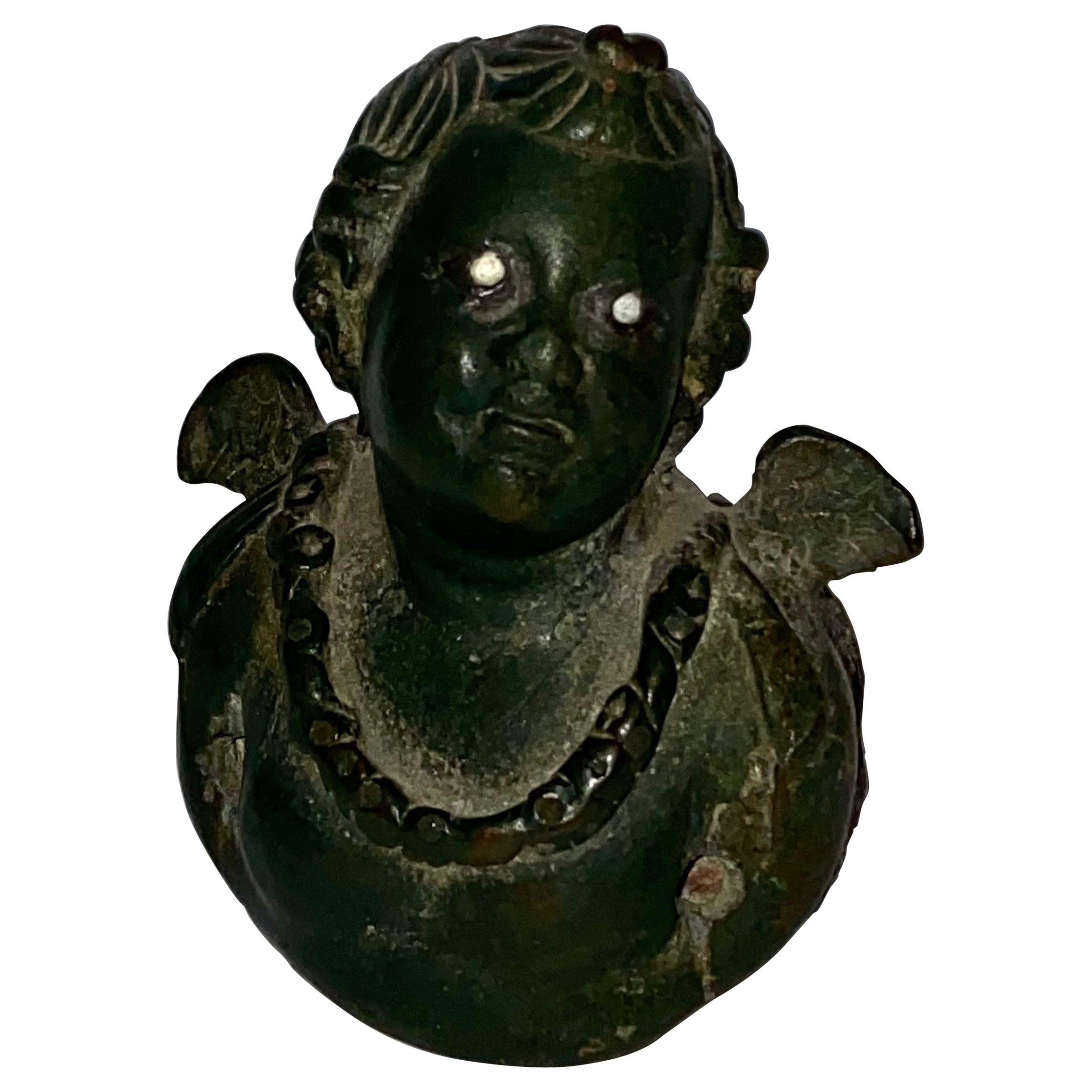 Römische Bronze- und Blei-Stahlwerkzeuggewicht im Angebot