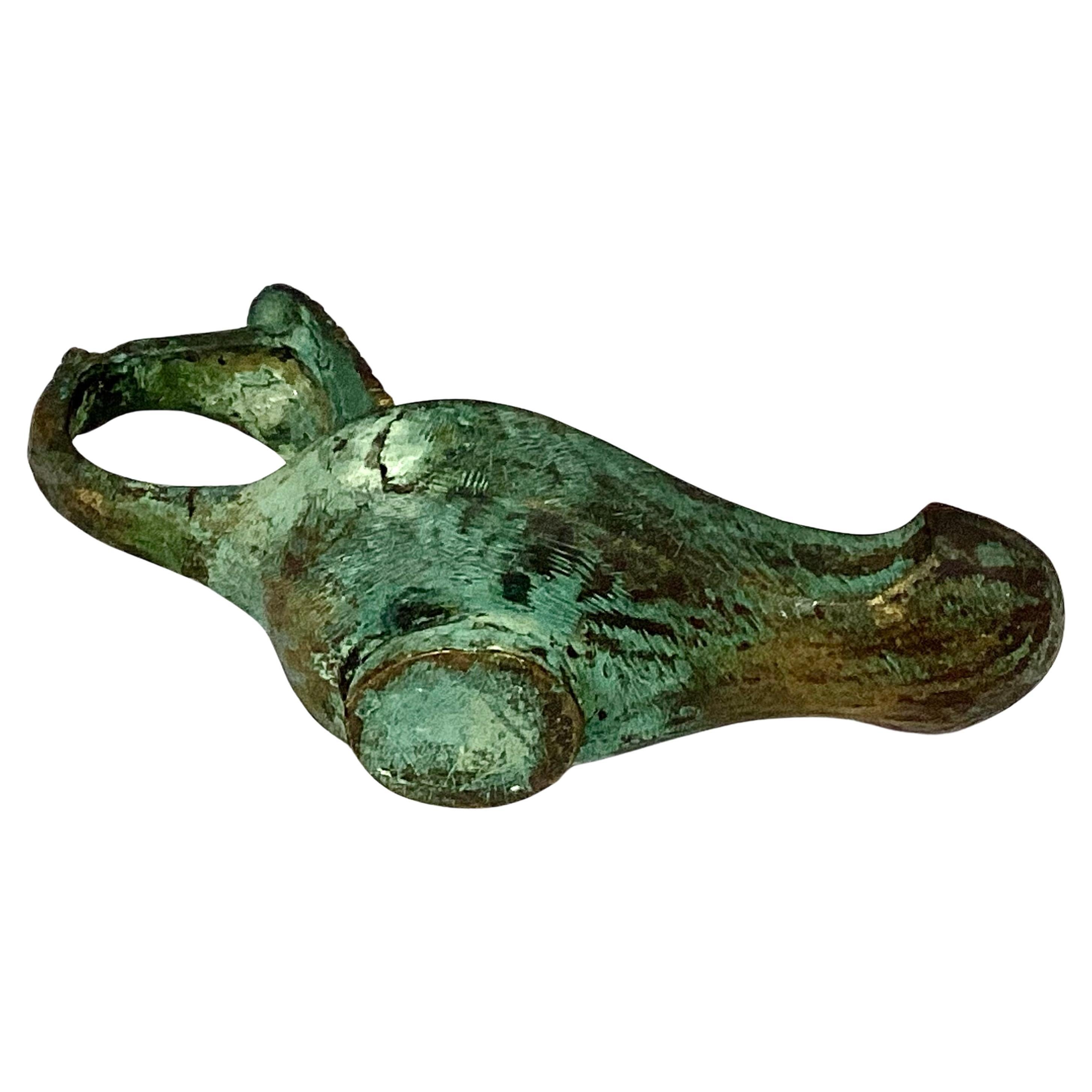 roman bronze lamp