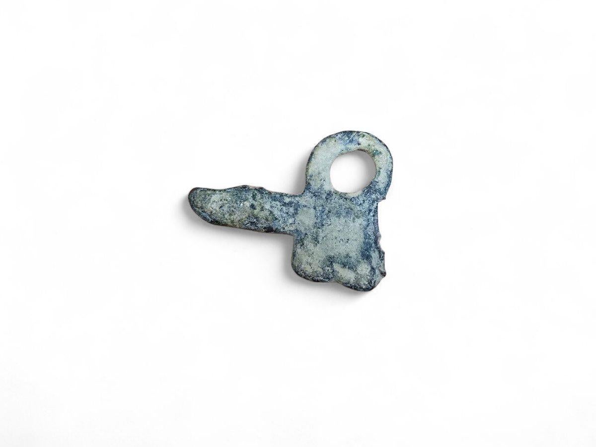 Amulette phallique romaine en bronze, 1er-2e siècle ADS Bon état - En vente à Madrid, ES