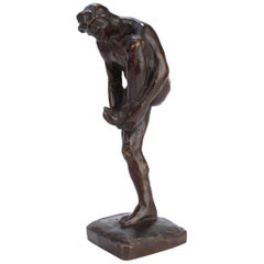 Roman Bronze Works Sculpture of a High Jumper Athlete by Robert Tait McKenzie