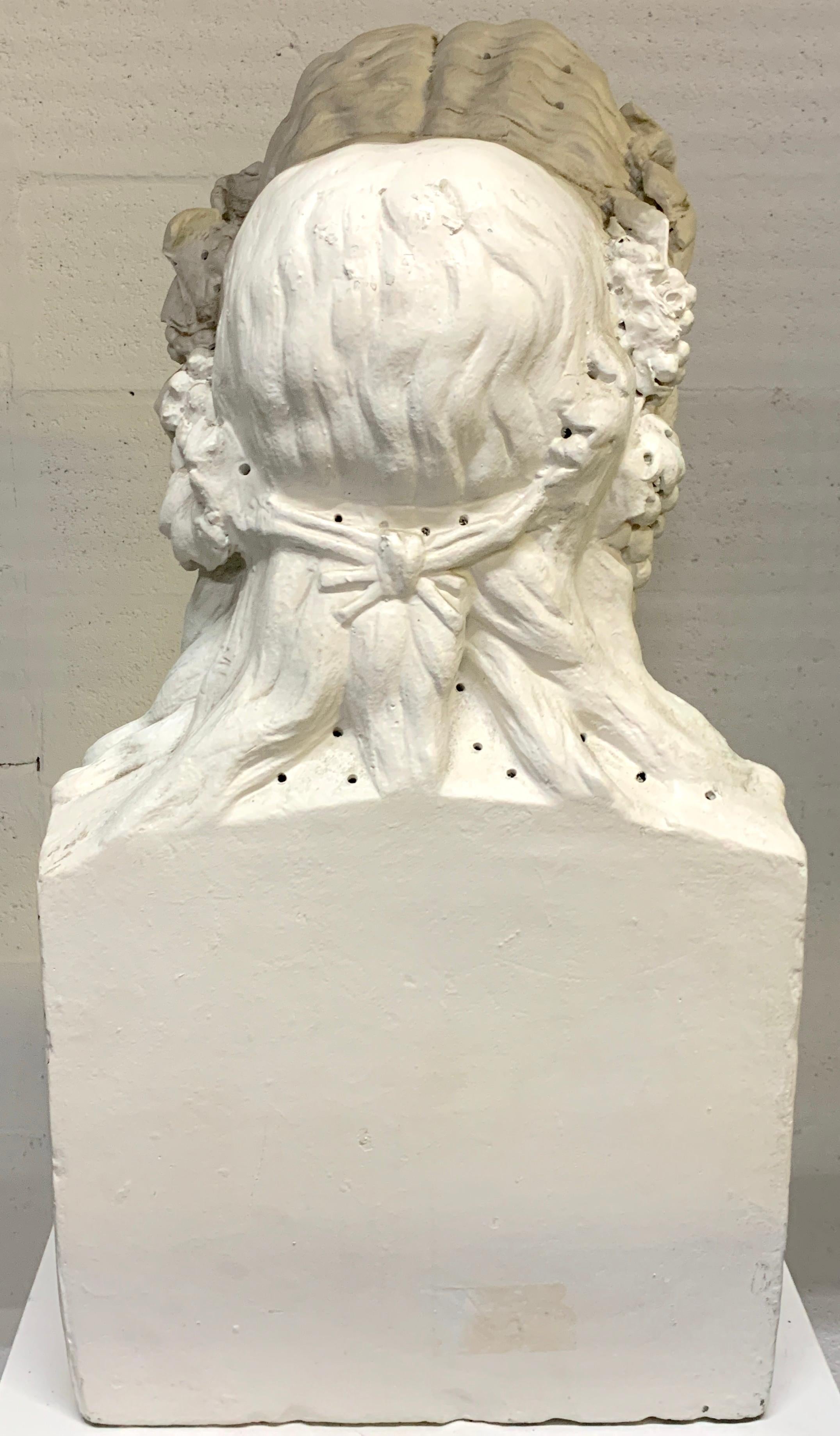 20th Century Roman Bust / Herm 'Personification of Comedy' after the Antique