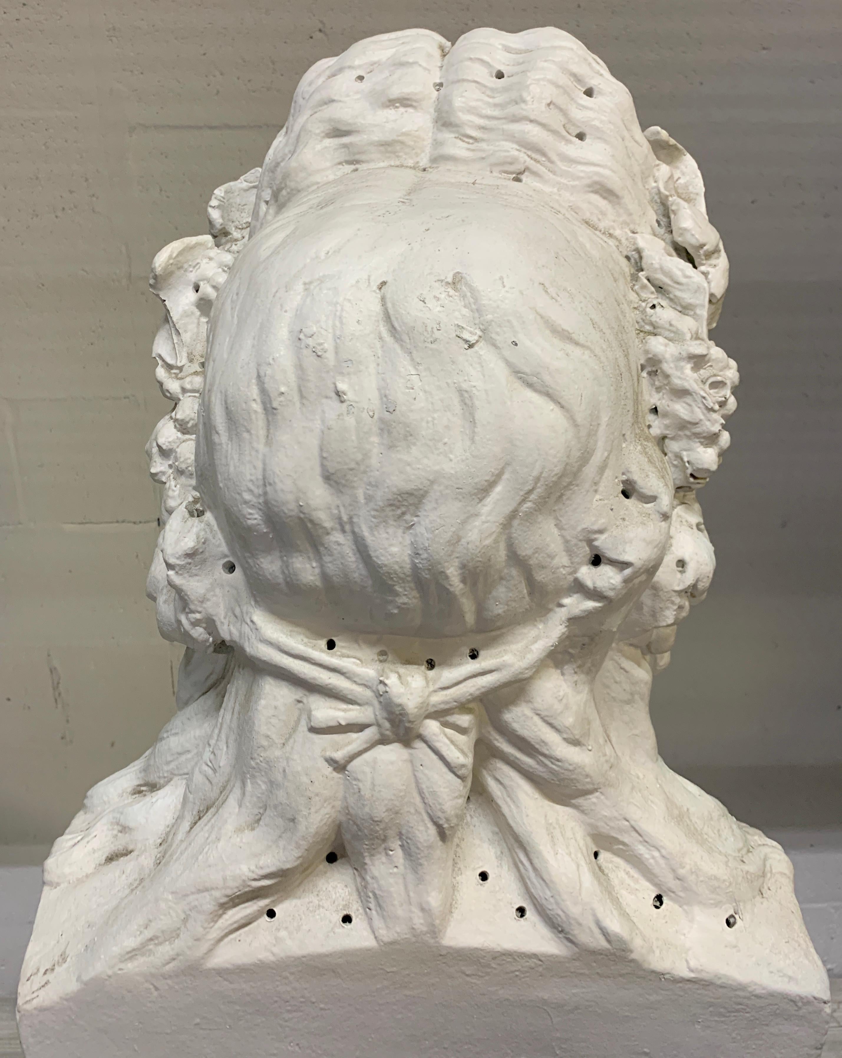 Composition Roman Bust / Herm 'Personification of Comedy' after the Antique