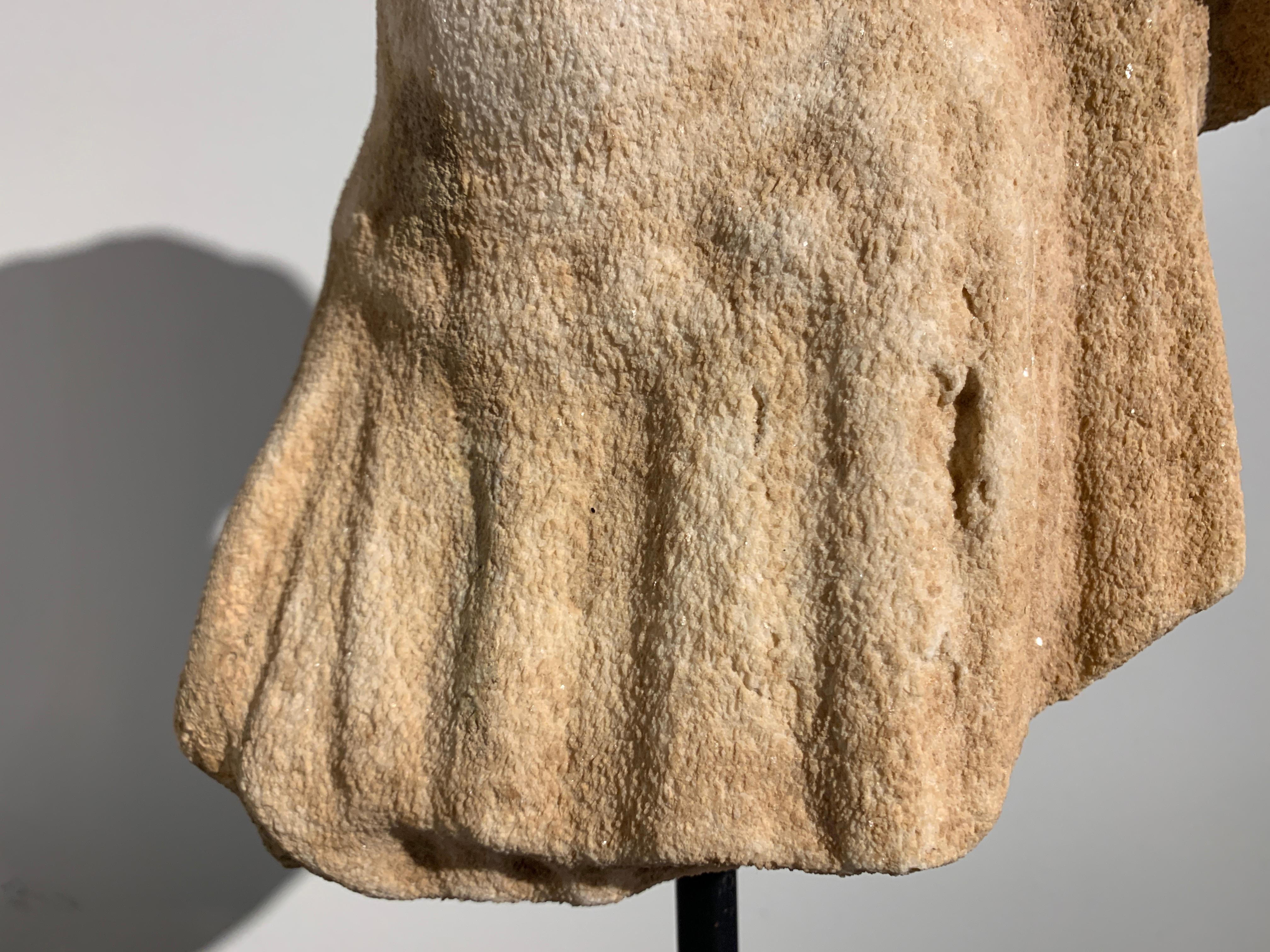 Roman Carved Marble Torso in Military Dress, circa 2nd-3rd Century For Sale 7