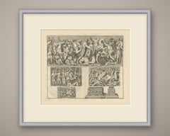 Roman Cavalry Battle Reliefs from Constantine's Arch, Montfaucon, 1722