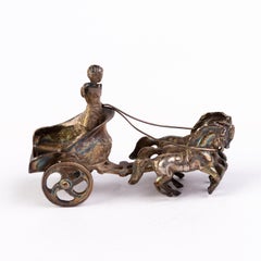 Roman Chariot 800 Silver Dutch Miniature