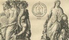 Roman Chariot Relief and Imperial Allegories – Montfaucon Engraving, 1721