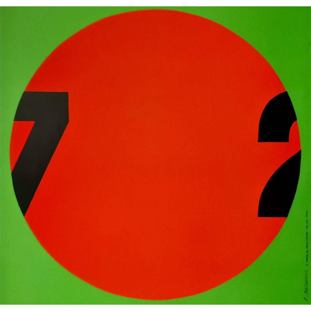 Beautiful poster of Roman Cieslewicz for the exhibition at the Grand Palais in 1972: Twelve Years of Contemporary Art in France.
Roman Cieslewicz (Cieślewicz), born on January 13, 1930 in Lwów (then in Poland, now in Ukraine under the name of Lviv)