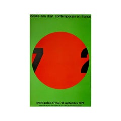 Vintage 1972 original poster of Roman Cieslewicz for the exhibition at the Grand Palais