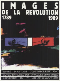 Vintage Roman Cieslewicz 'Images de la Revolution 1789-1989' 1989- Offset Lithograph