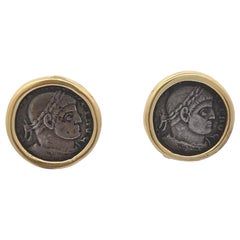 Roman Coin Earrings