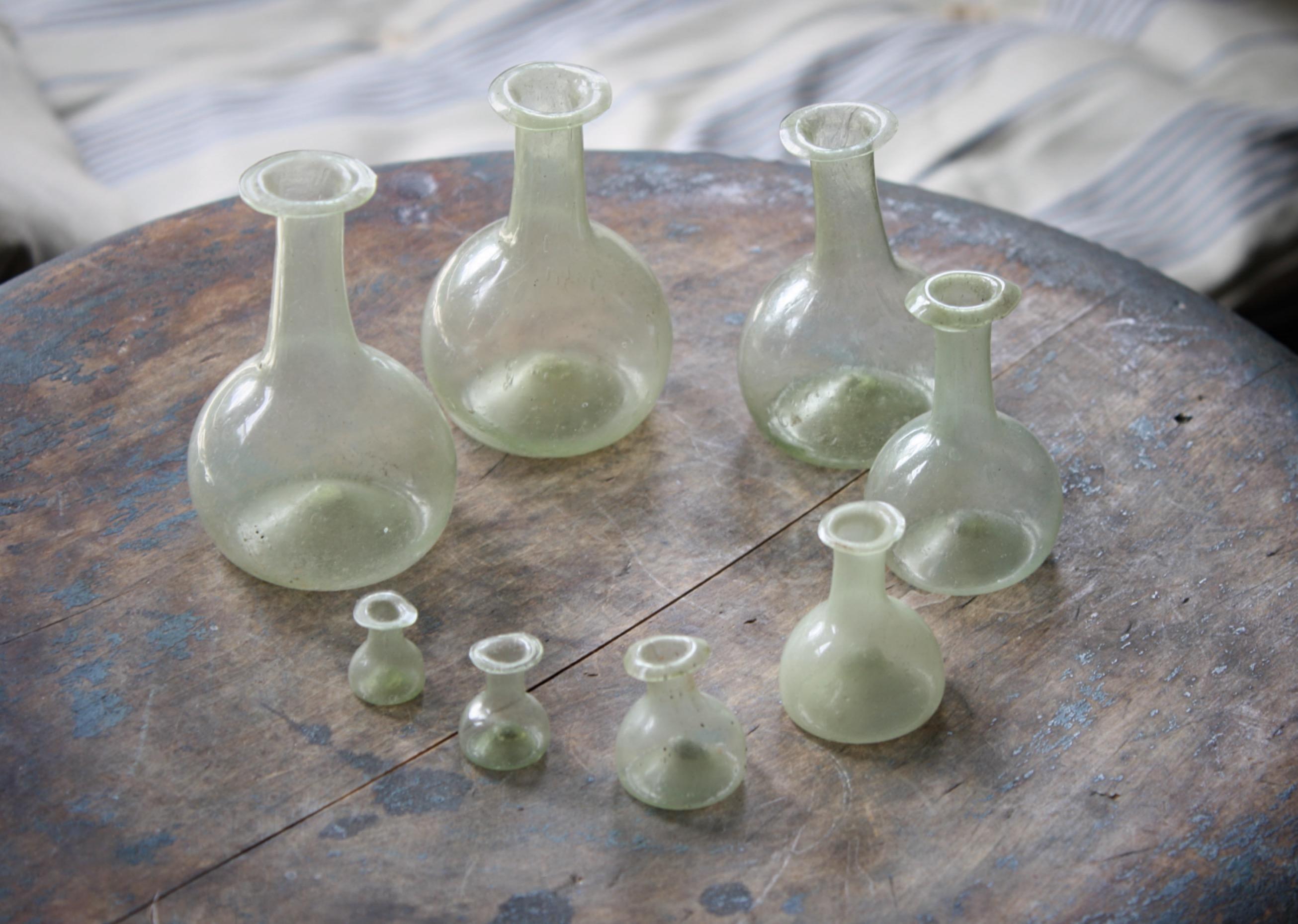 18th Century and Earlier Roman Collection of Graduated Glass 