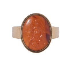 Roman Cornelian Intaglio of Leda and Swan