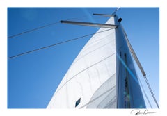 Blue Sky Sailing original framed and signed photograph by Roman Crescimanno