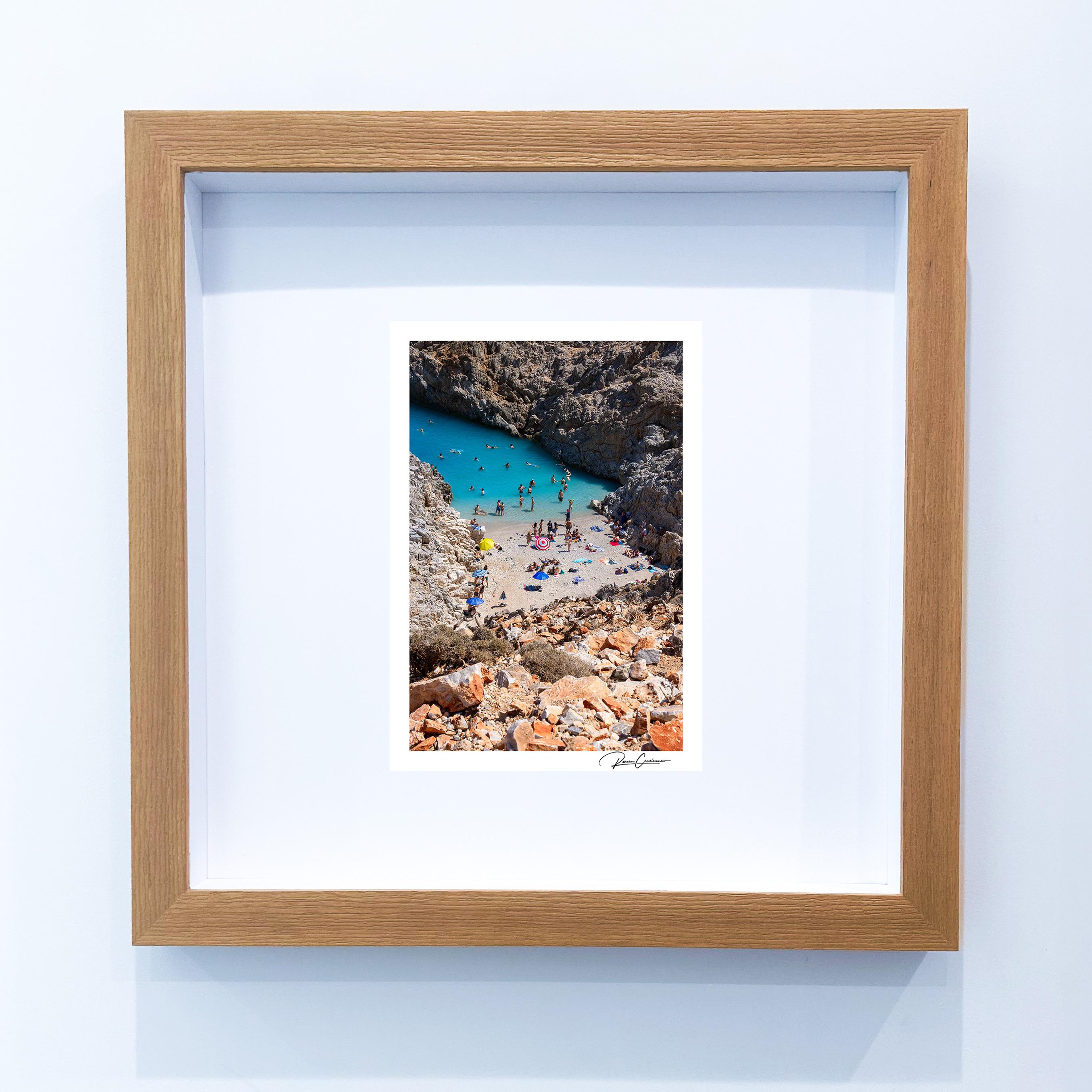 « Seaitan Limania Beach » encadrée et signée par Roman Crescimanno en vente 2
