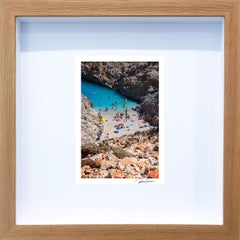 "Seitan Limania Beach" foto originale incorniciata e firmata di Roman Crescimanno