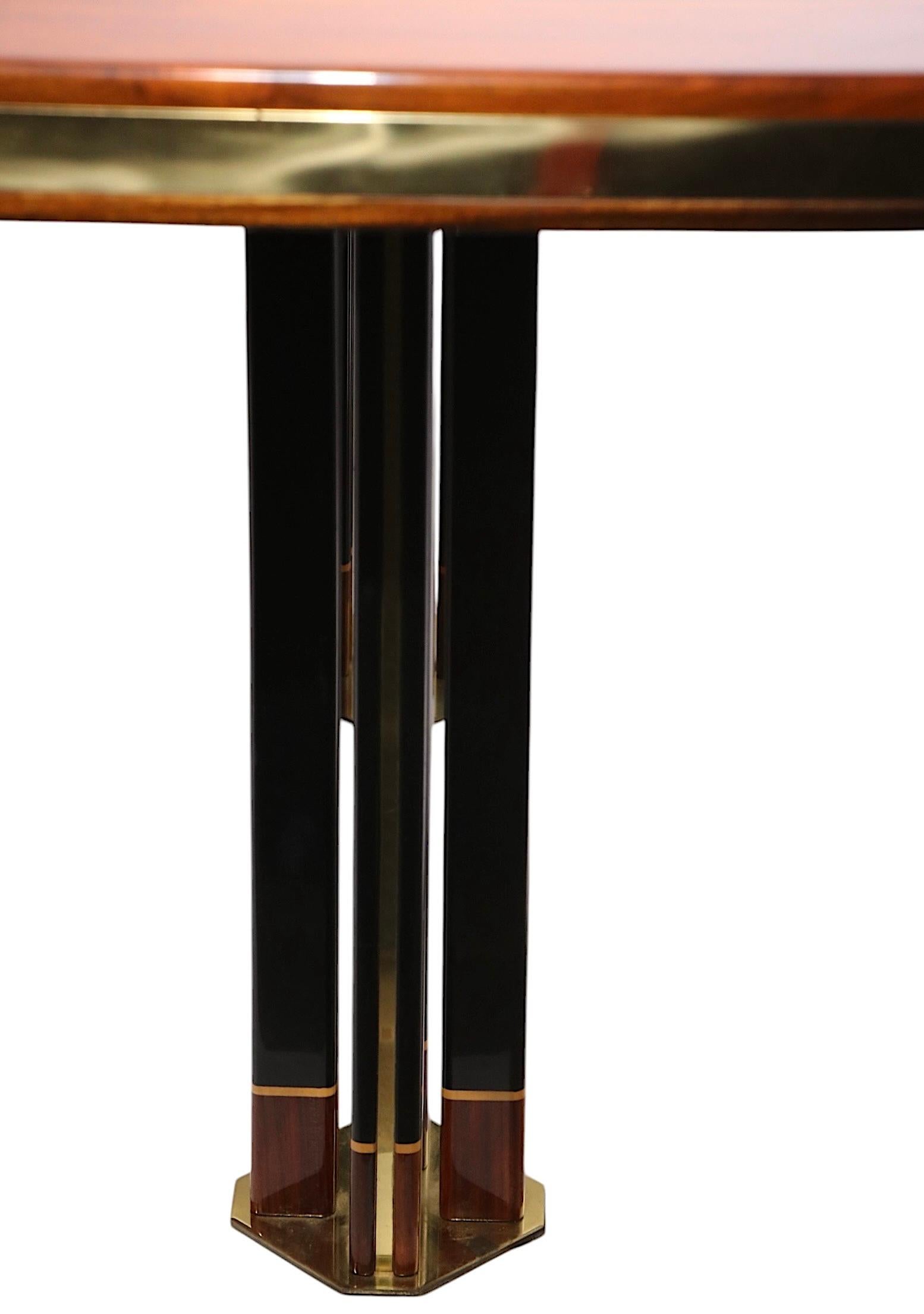 Deco romano  Tavolo da pranzo progettato  di Paolo Barracchia  c. 1984 in vendita 9