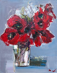 "A bouquet of poppies"