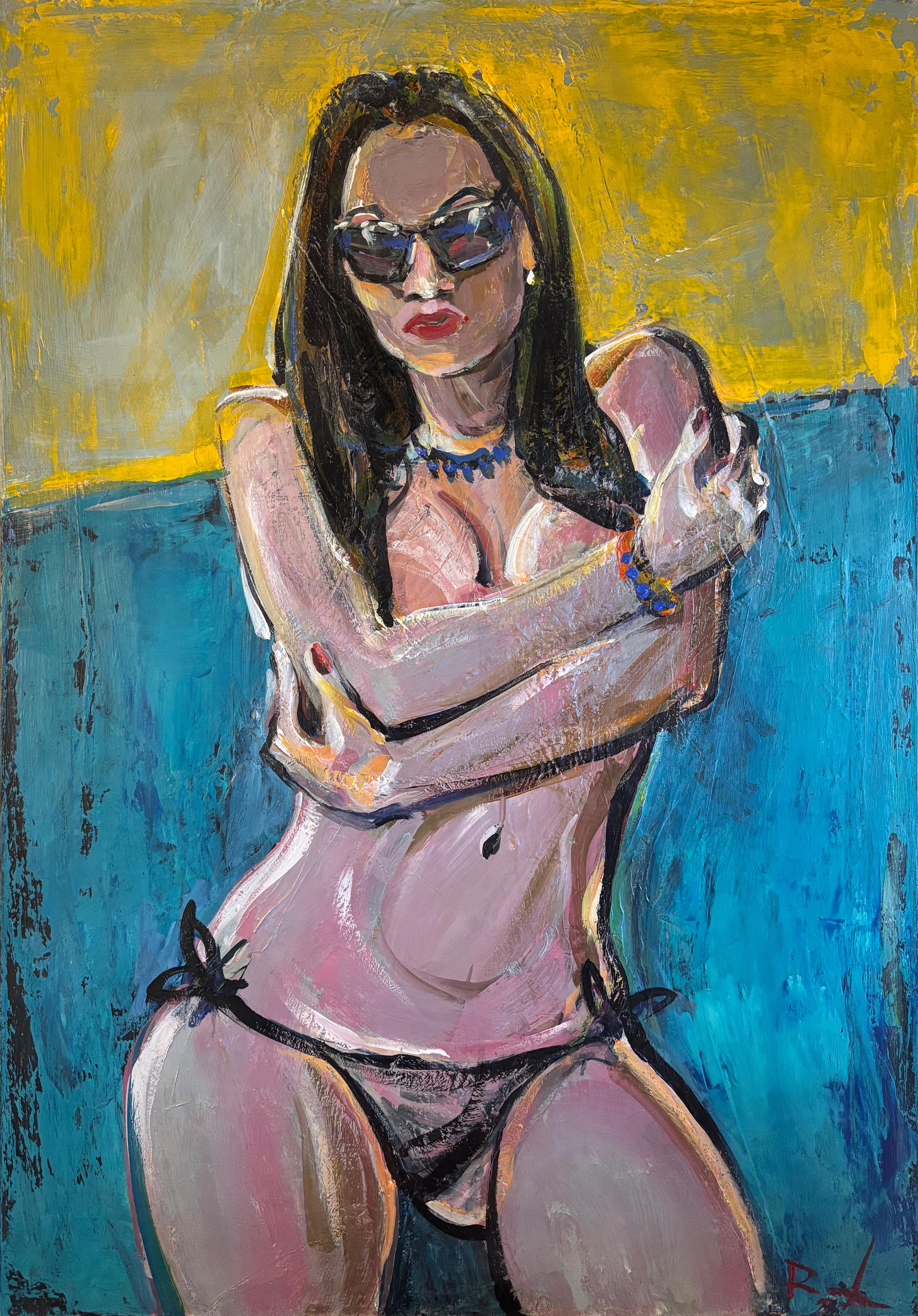 "Bathing girl"