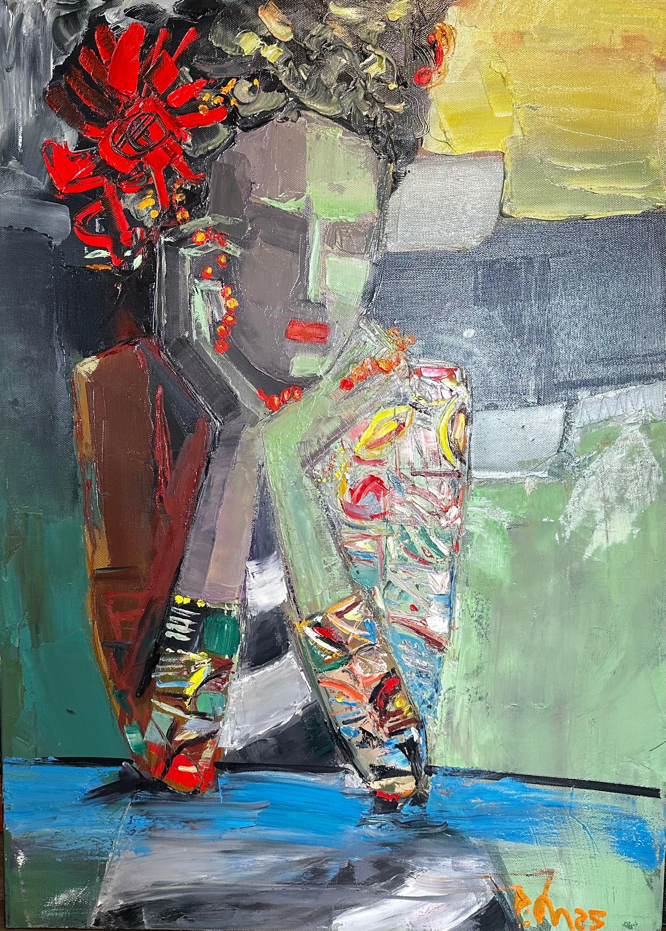 Portrait Painting di Roman Dub - Ritratto