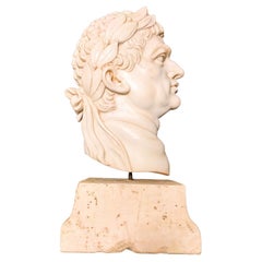 Roman Emperor 19th Century Marble