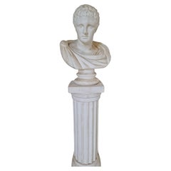 Roman Emperor Bust Plaster  Life Size Mark Anthony