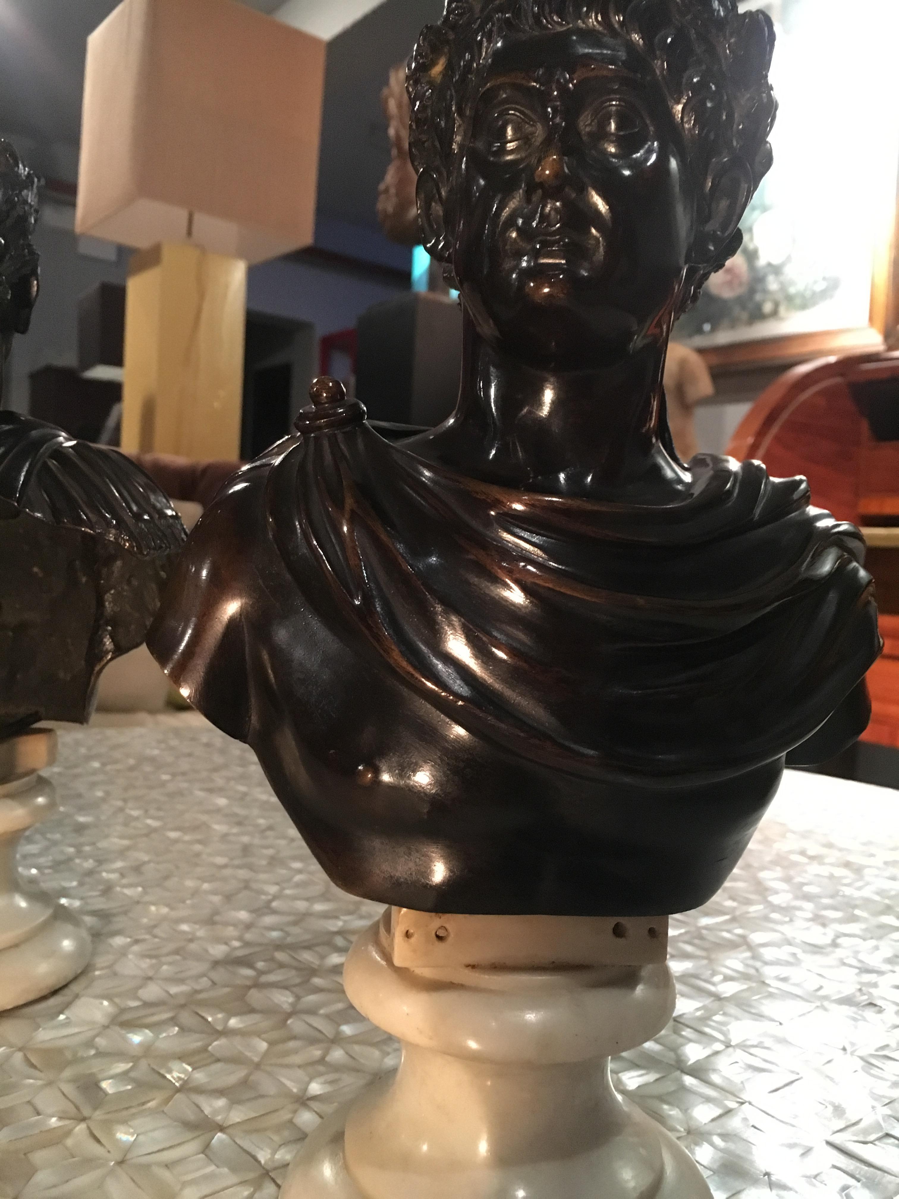 Roman Emperors Busts, Italy, circa 1800 In Excellent Condition For Sale In Saint-Ouen, FR