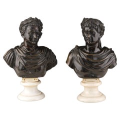 Roman Emperors Busts, Italy, circa 1800