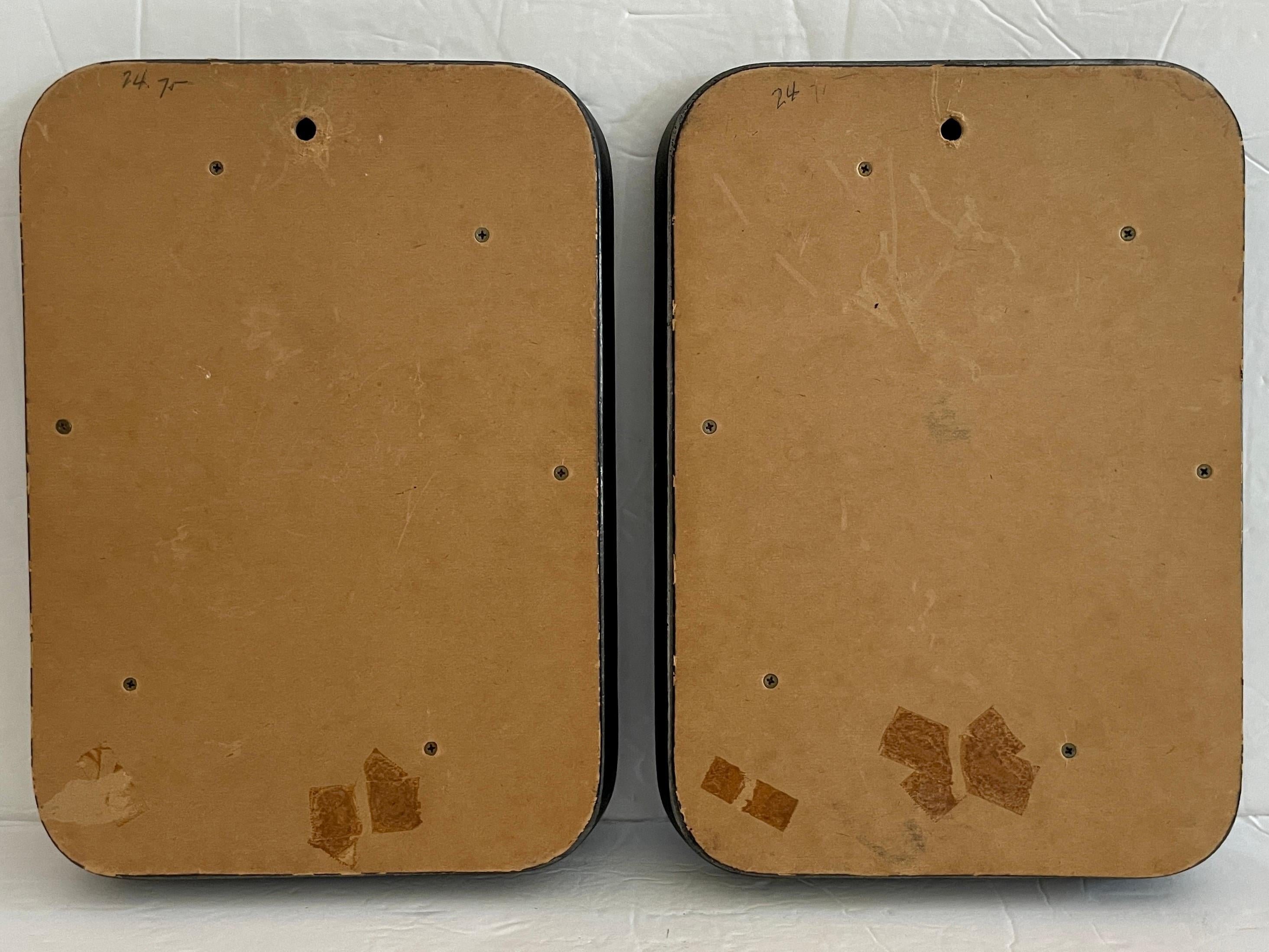 Roman Emperors Profiles Plaques, a Pair 5