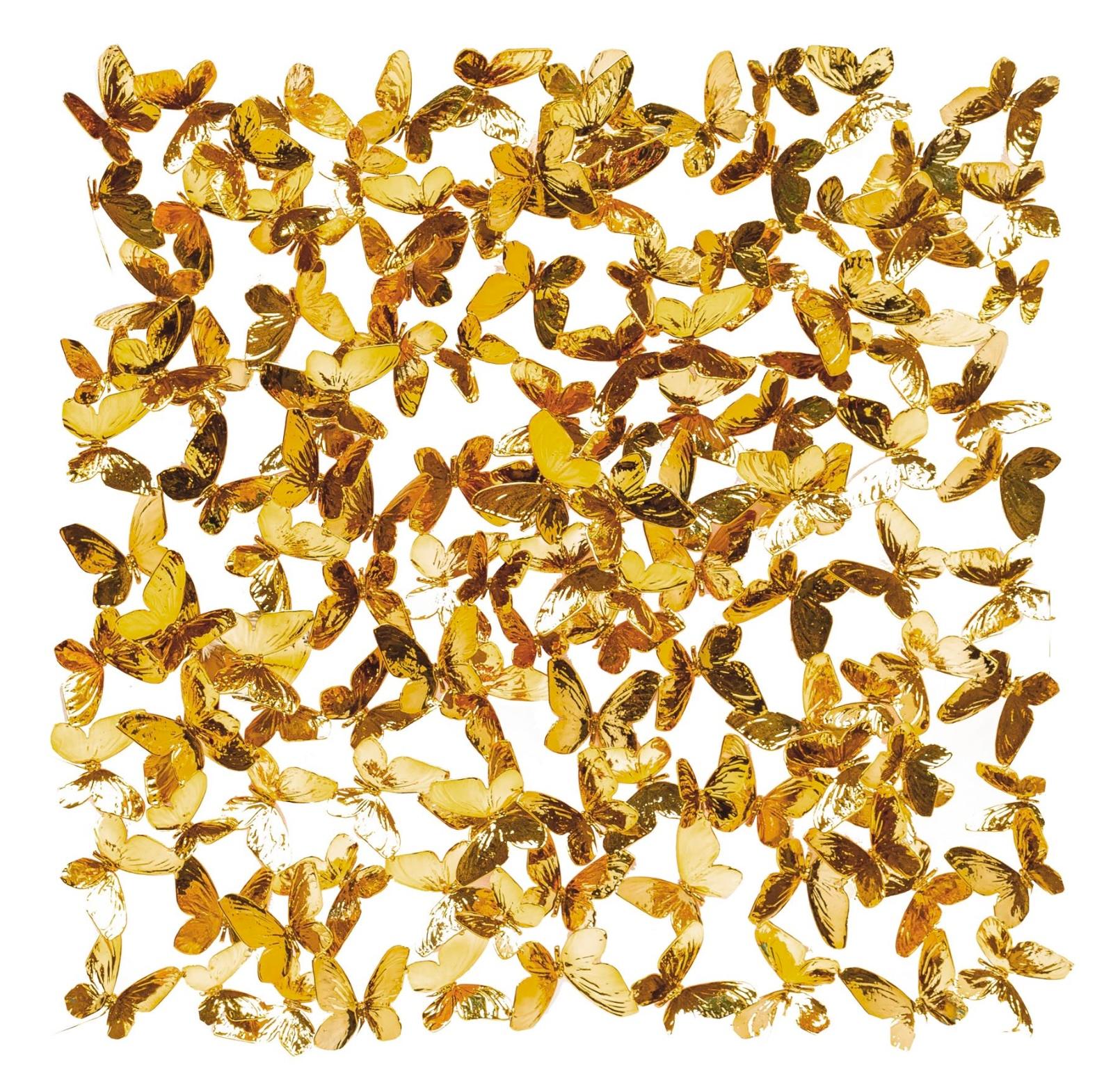 Square, Gold - Sculpture by Roman Feral